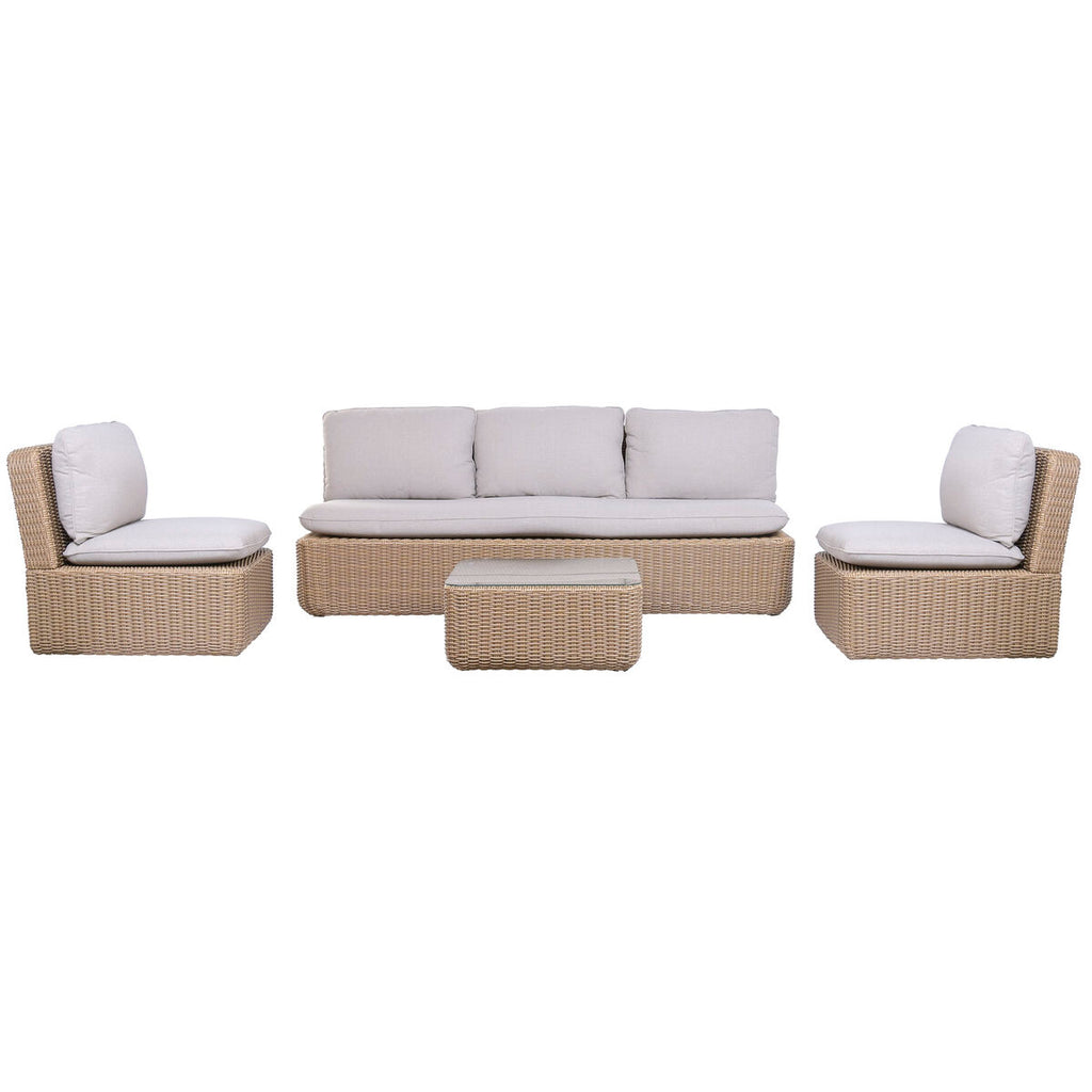 Canapé de jardin HOME ESPRIT — Marron
