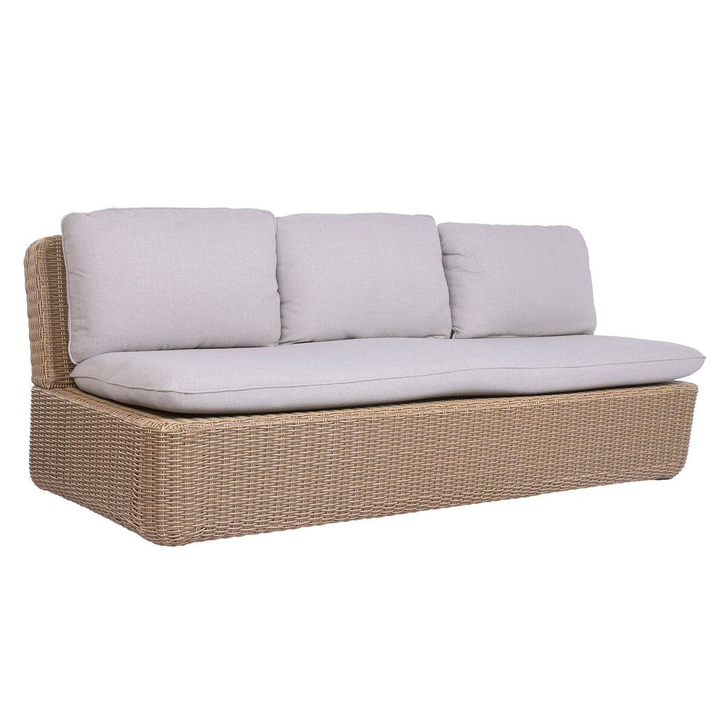Canapé de jardin HOME ESPRIT — Marron