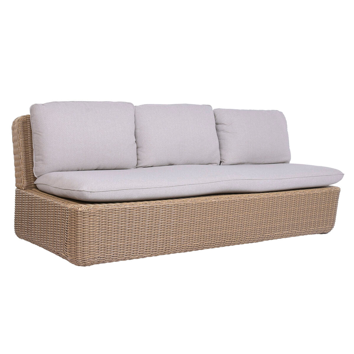 Canapé de jardin HOME ESPRIT — Marron