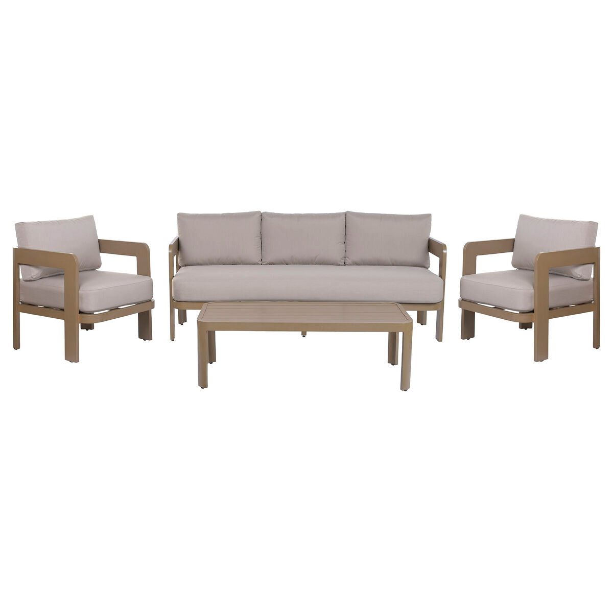Canapé de jardin HOME ESPRIT - Marron